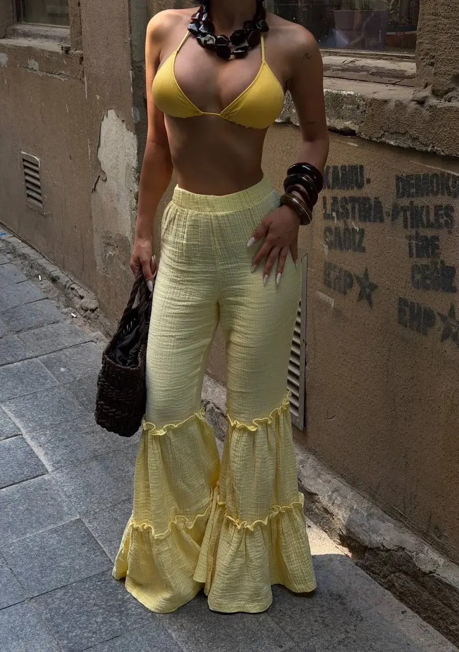 Morliva Barcelona Fırfır Spain Pantolon 1098
