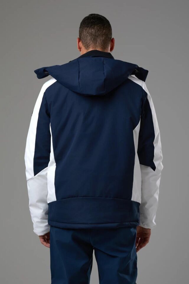 Erkek Kayak Montu Siyah 2XL Lacivert - M