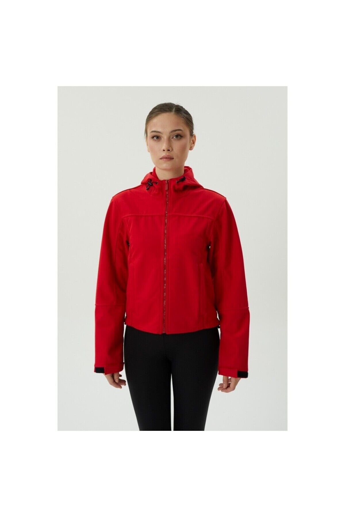 Kadın Kırmızı Softshell Mont 2421192 Kırmızı - XL