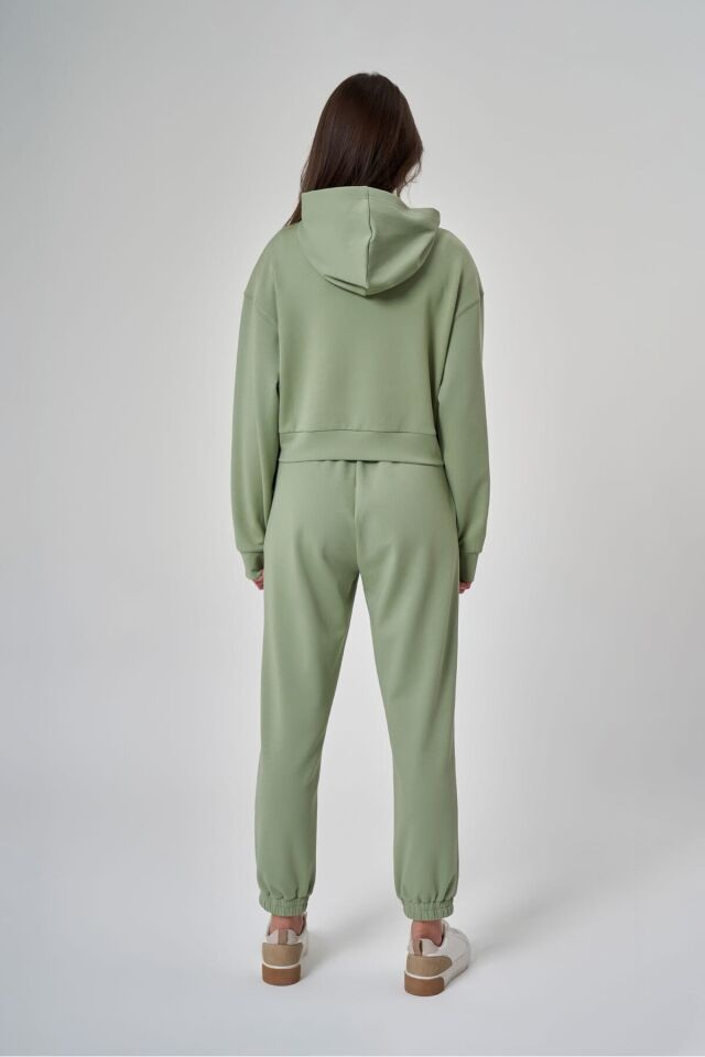 Kadın Sweatshirt 1529109 Yeşil - S