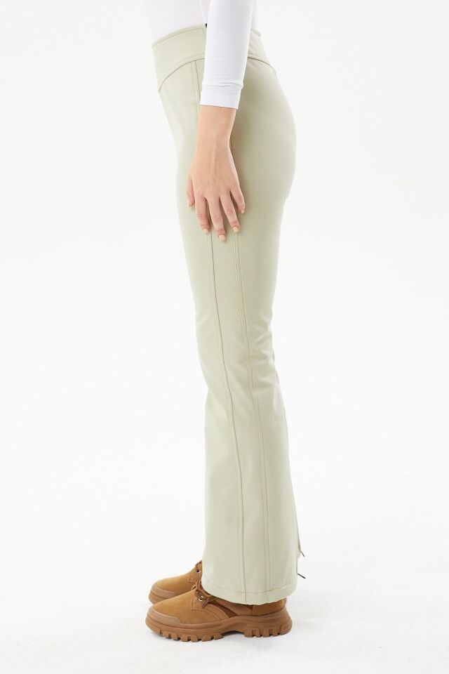 KADIN SOFTHELL PANTOLON 2423027 Yeşil - L