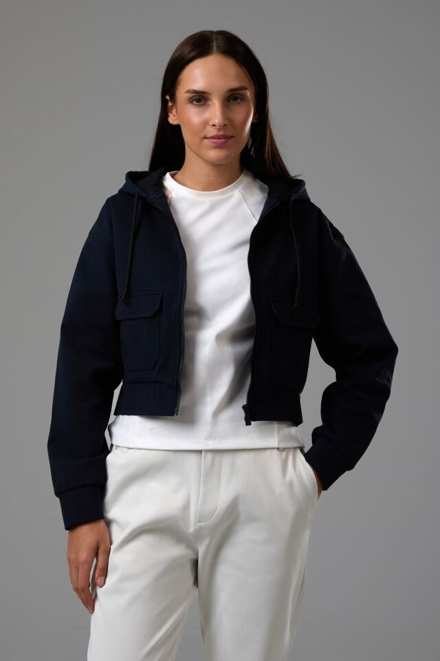 Kadın Sweatshirt 2529008 Lacivert - L