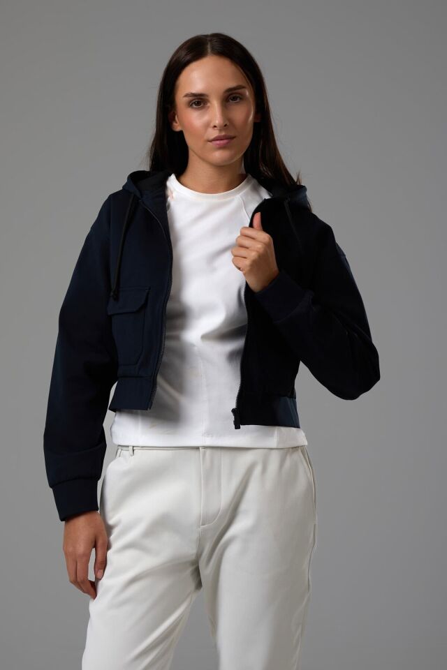 Kadın Sweatshirt 2529008 Lacivert - S