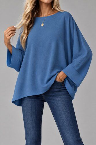 Oversize Yarasa Kol Bluz