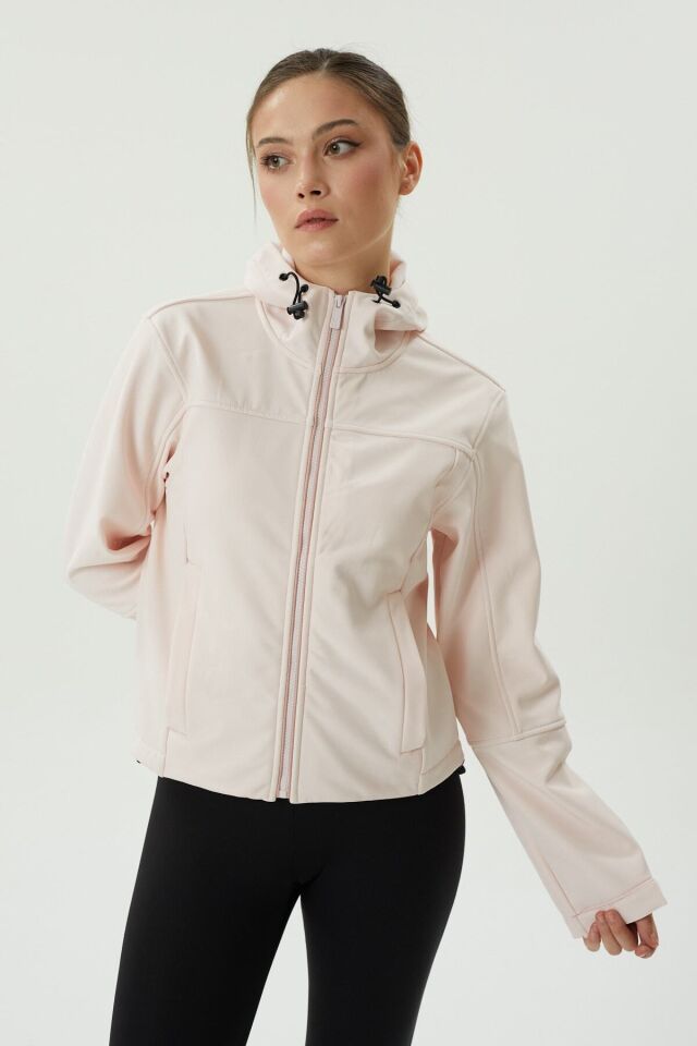 Kadın Softshell Mont 2421192 Pembe Pembe - 2XL