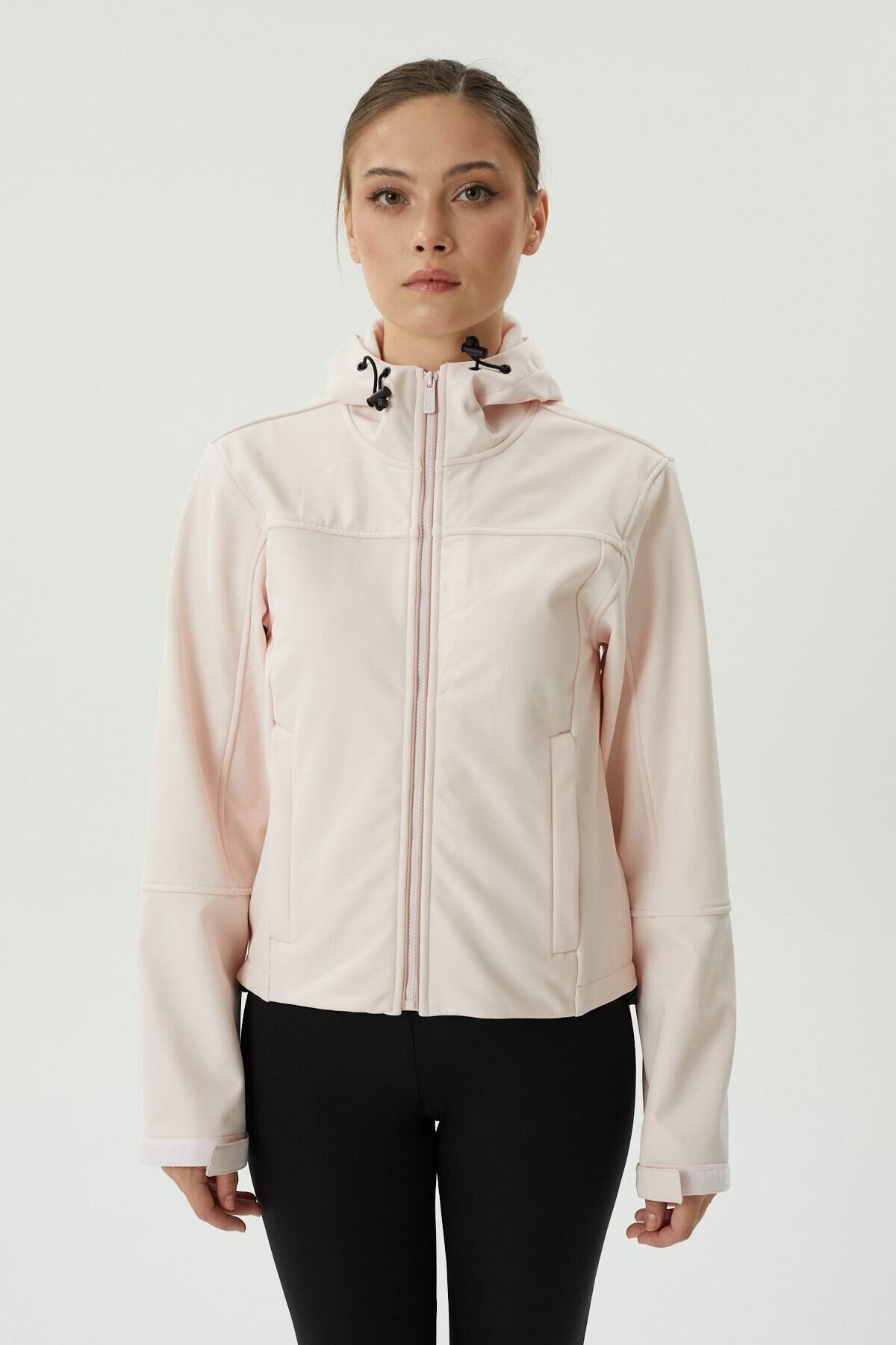 Kadın Softshell Mont 2421192 Pembe Pembe - L