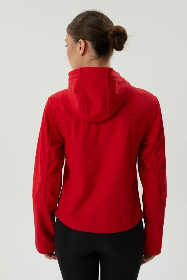 Kadın Softshell Mont 2421192 Kırmızı Kırmızı - 2XL
