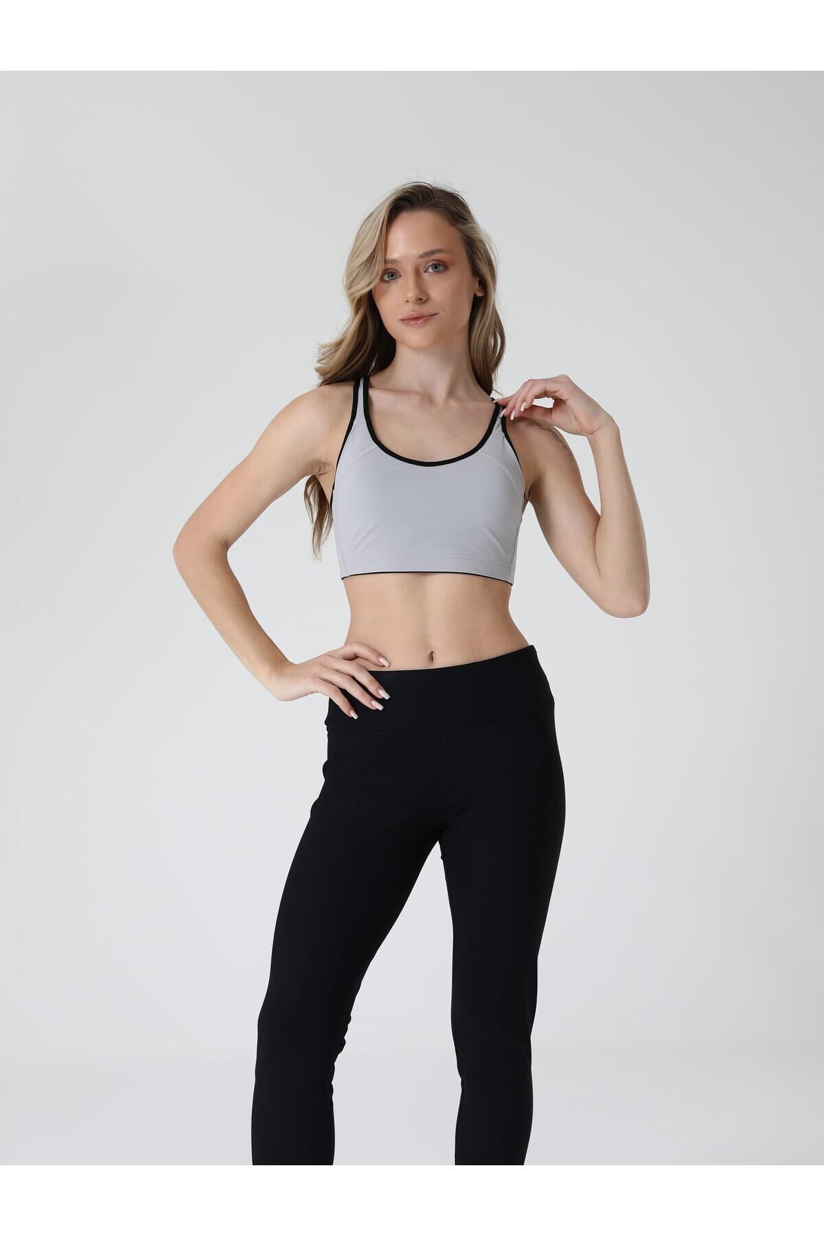 Kadın Spor Büstiyer 1622171 Gri - XS
