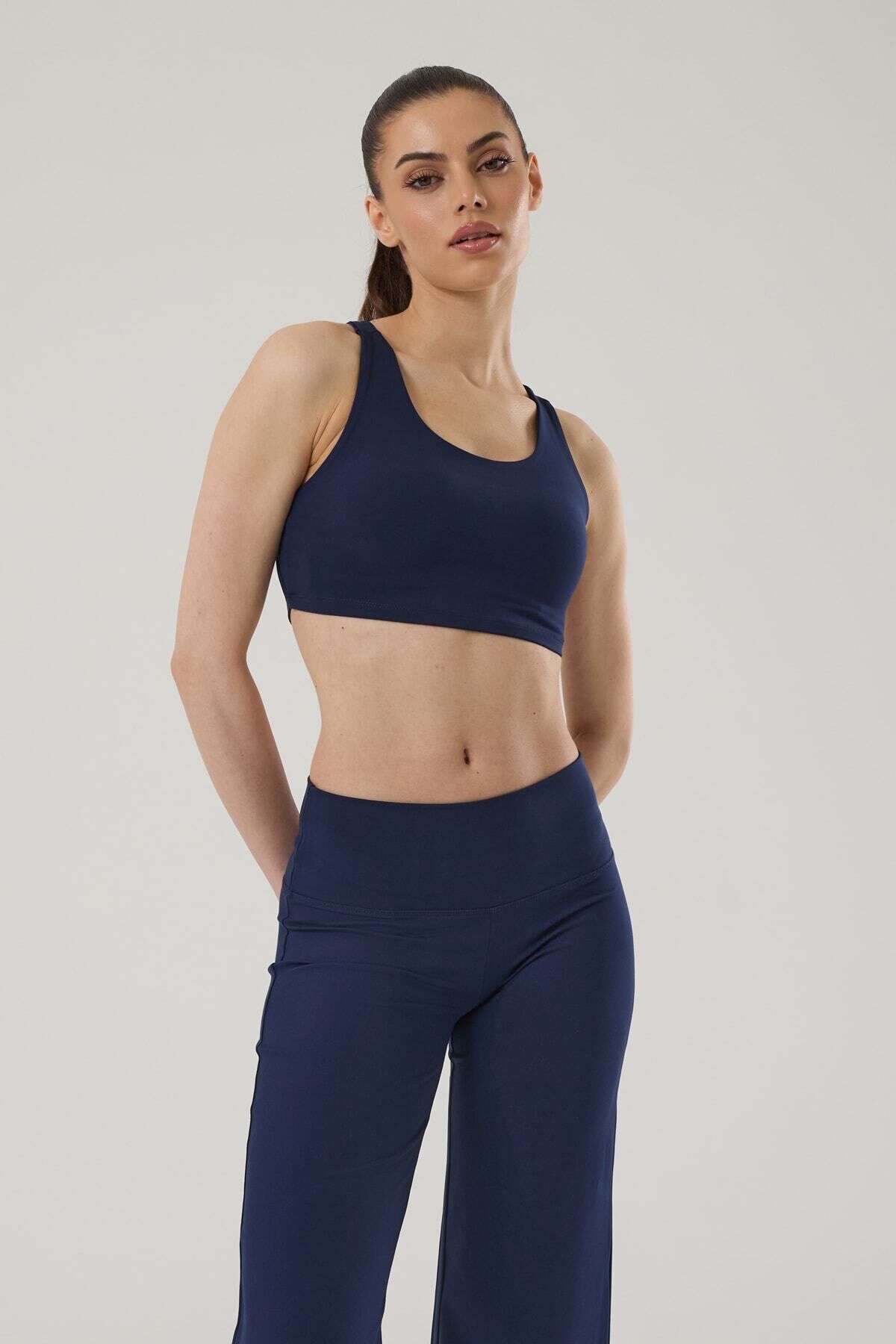 Kadın Spor Büstiyer 4016 Lacivert - XS