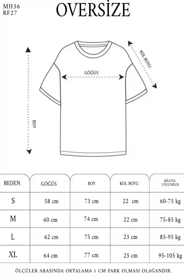 Erkek Kısa Kol Yazlık Tişört Bisiklet Yaka Baskılı Oversize T-Shirt - Siyah