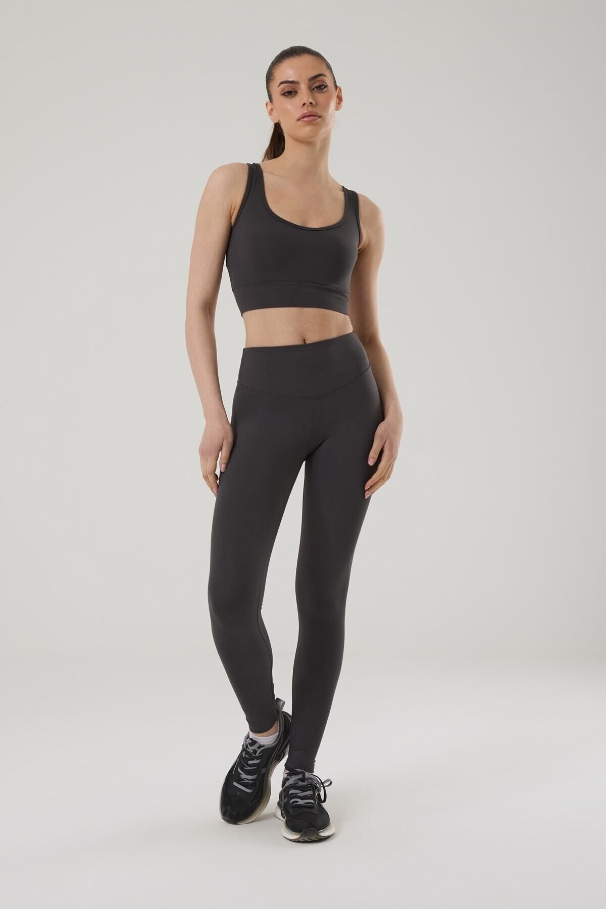 KADIN SPOR TAYT 4022 Antrasit - XL