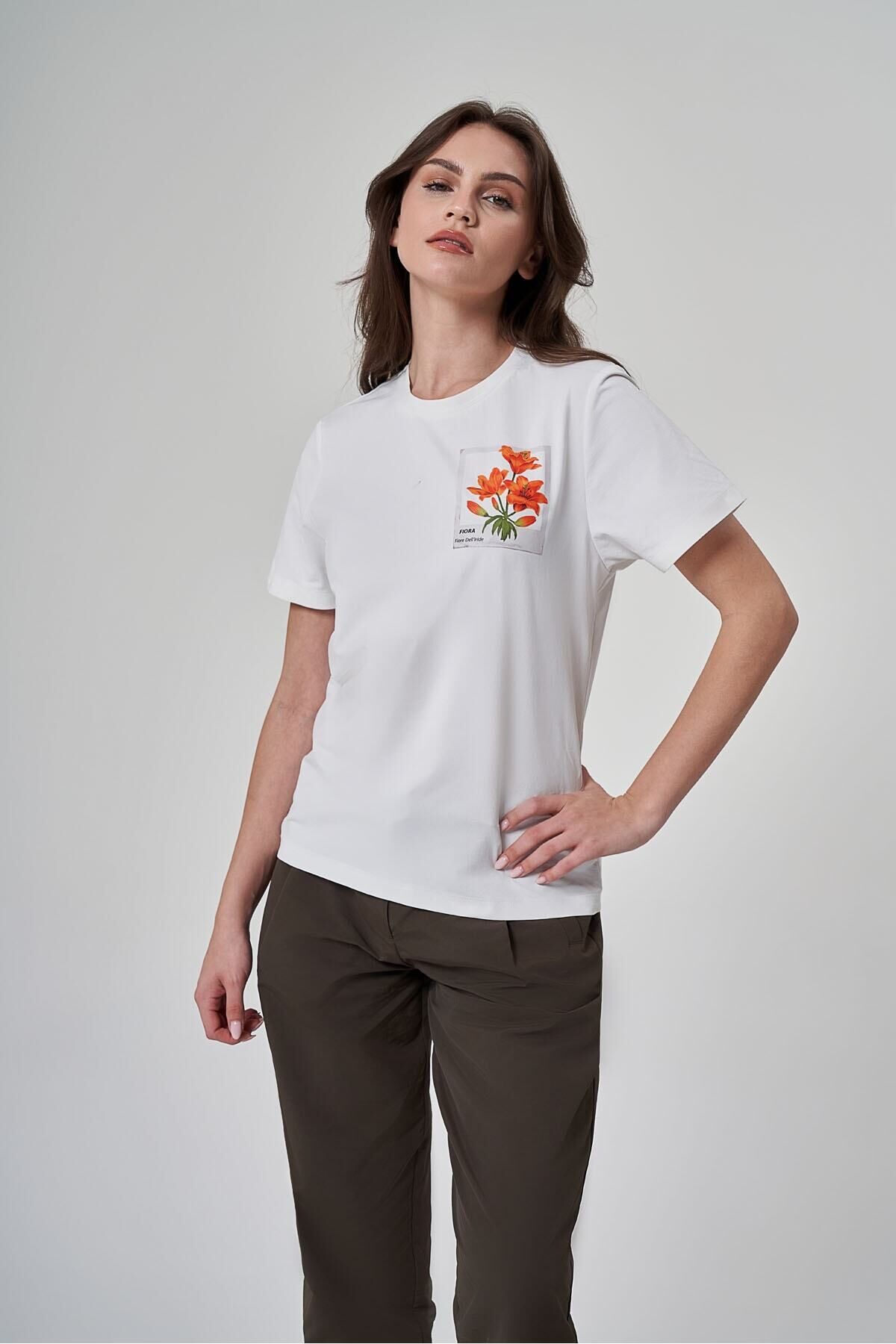KADIN TSHIRT-1522117 Beyaz - M
