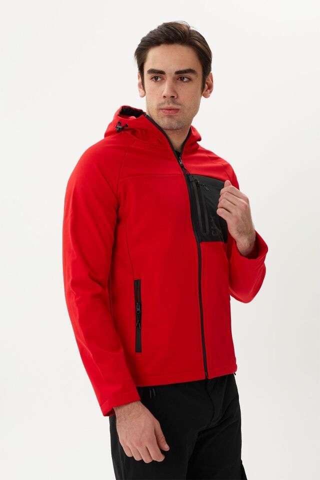 ERKEK KIRMIZI SOFTSHELL MONT 2011120-657 657-RED - L
