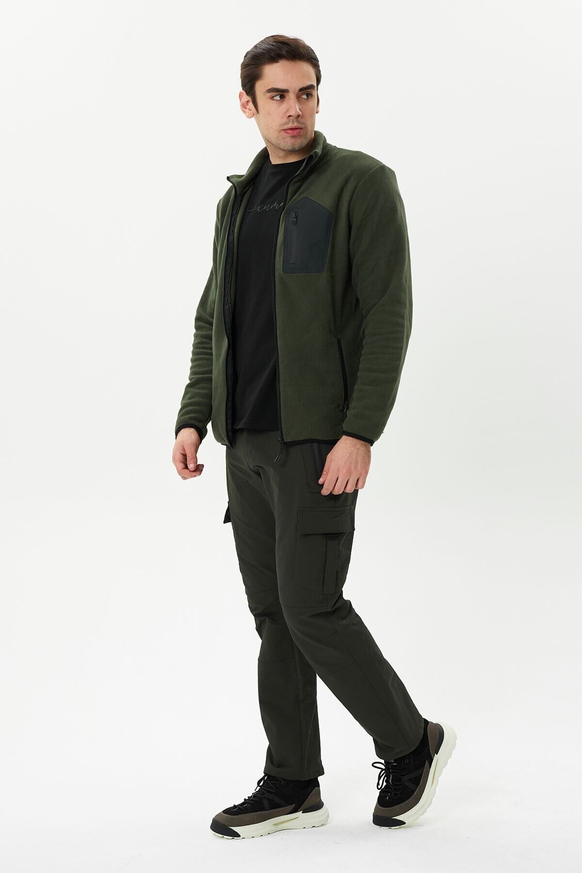 ERKEK SOFTSHELL PANTOLON 2313009 Haki - L