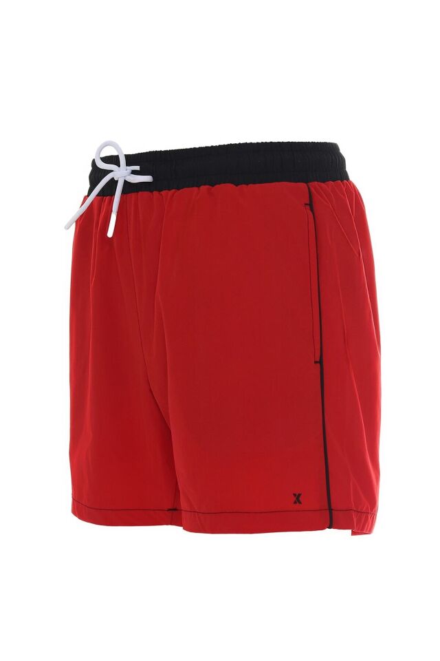 ERKEK DENİZ ŞORTU 1215078 657-RED - L