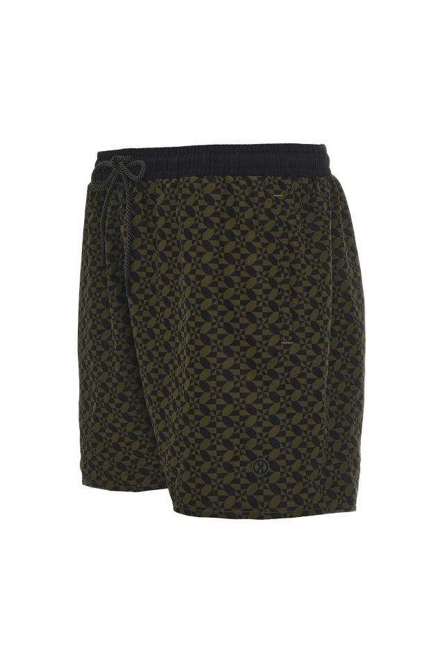 ERKEK BASKILI DENİZ ŞORTU 1415032 108-KHAKI PRINT - XL