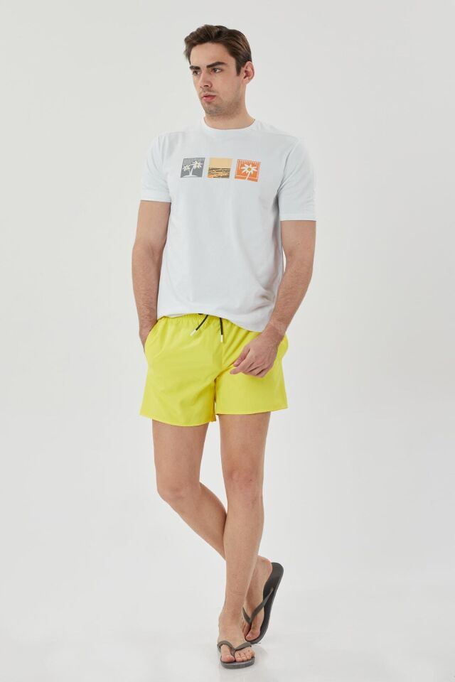 ERKEK DENİZ ŞORTU 1315016 D.YELLOW - L