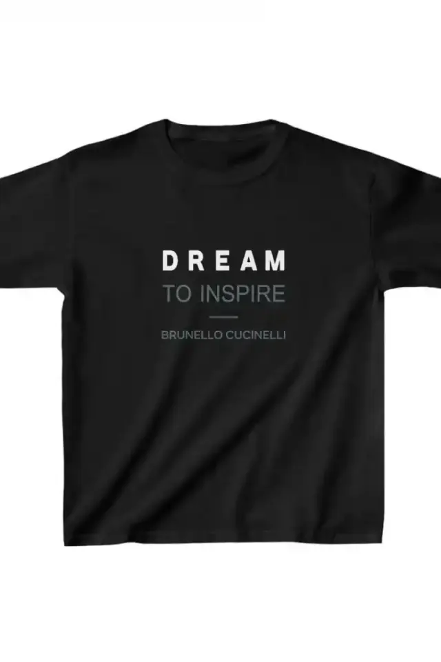 Unisex Çocuk Baskılı T-Shirt - Siyah