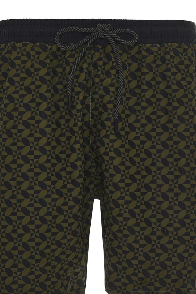 ERKEK BASKILI DENİZ ŞORTU 1415031 108-KHAKI PRINT - 2XL