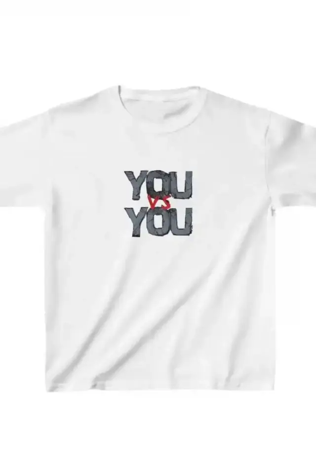 Unisex Çocuk Baskılı - Beyaz