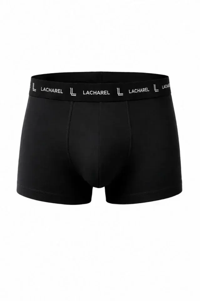 Erkek Likralı Pamuklu Nefes Alan Penye Boxer 3lü Paket - Siyah - Gri - Lacivert