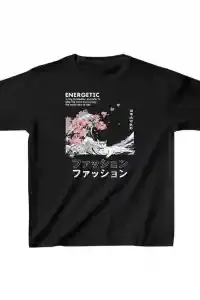 Unisex Çocuk Baskılı - Siyah