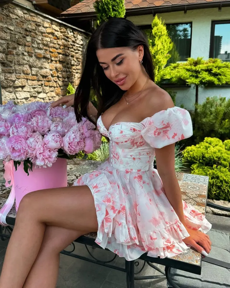 Dubai Kumaş Elbise 1563