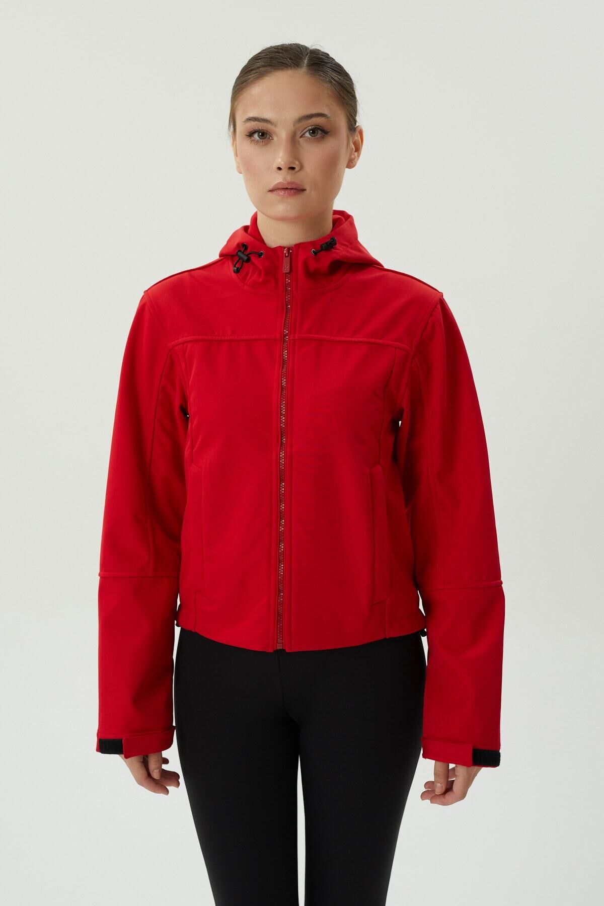 Kadın Softshell Mont 2421192 Kırmızı