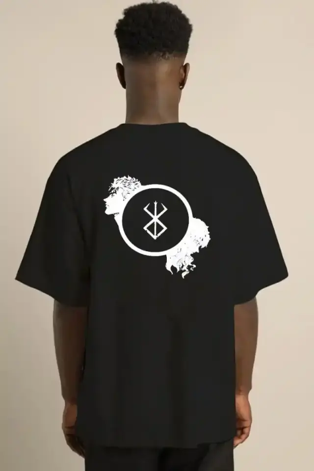 Erkek Baskılı T-Shirt Kısa Kol Bisiklet Yaka Regular Fit Rahat Kalıp Günlük Tişört - Siyah