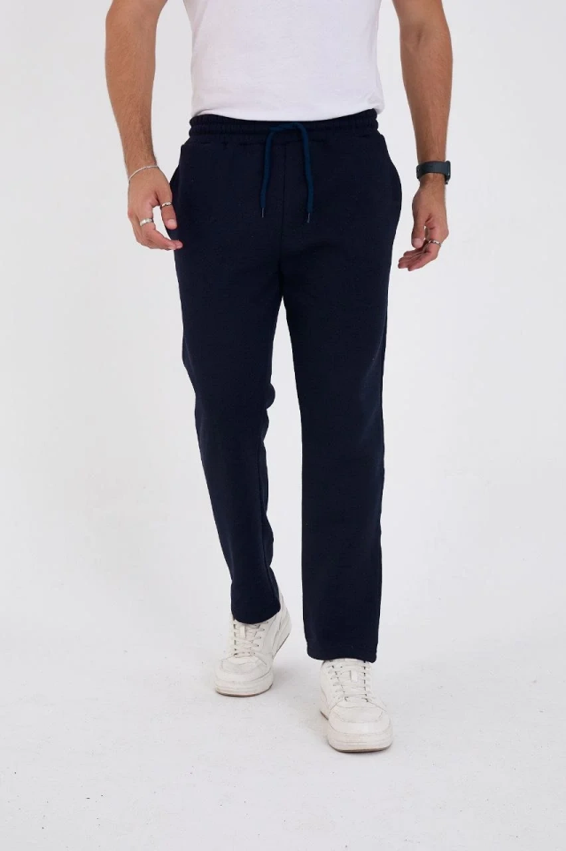 Erkek Üç İplik Basic Eşofman Pantolon - Lacivert