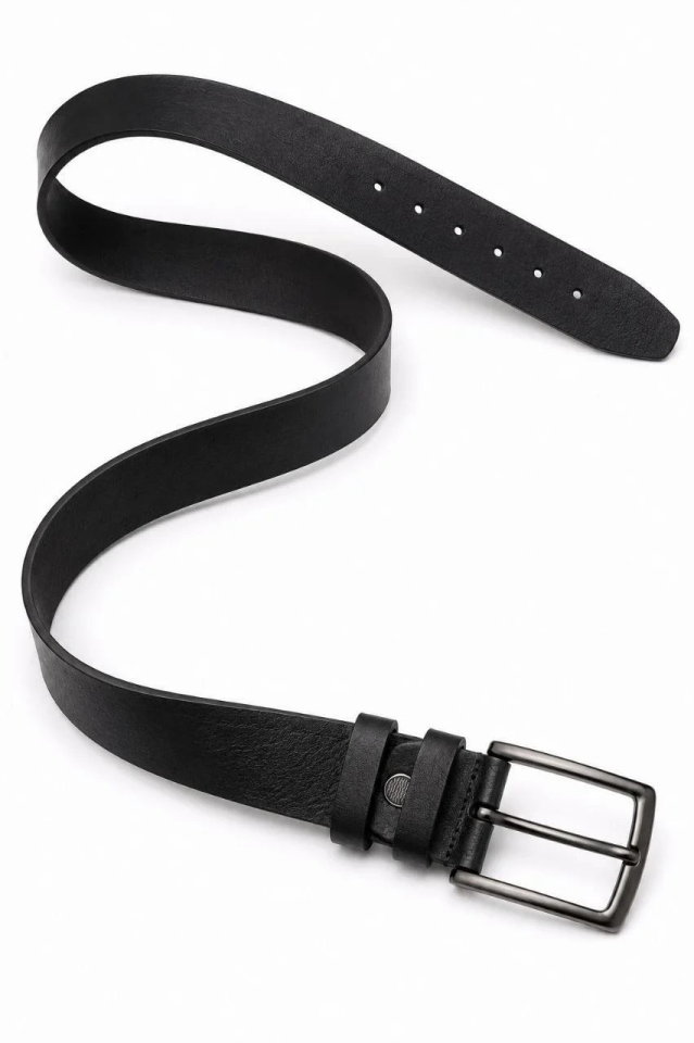 Erkek Hakiki Deri 4 cm Klasik Kemer Metal Tokalı Günlük ve Klasik Kullanım