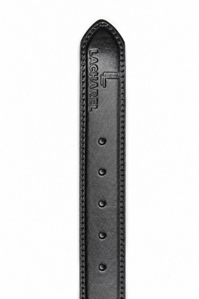 Erkek Hakiki Deri 4.5 cm Klasik ve Kot Pantolon Kemeri Metal Tokalı Siyah