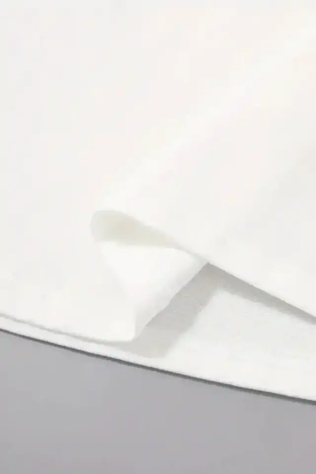 Erkek Kısa Kol Yazlık Tişört Bisiklet Yaka Palmiye Baskılı T-Shirt - Beyaz