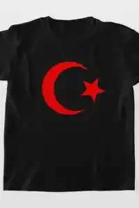Unisex Çocuk Baskılı T-Shirt - Siyah
